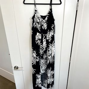 As U Wish- Long Romper- Palm Print
